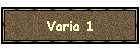 Varia 1